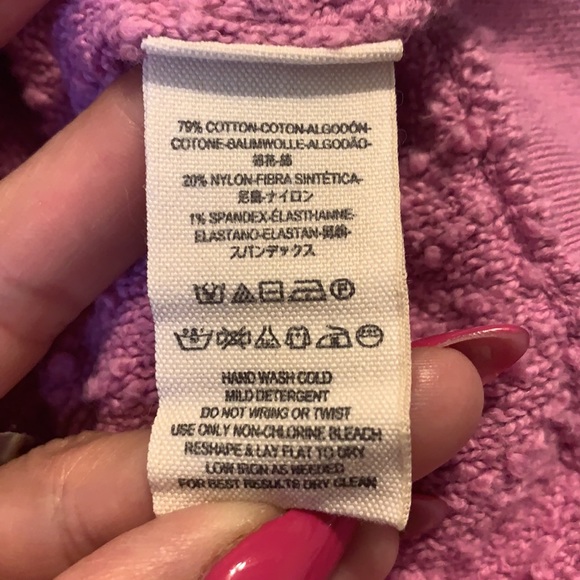 Free People pink ((rose colored) sweater. Size M. - Picture 6 of 6